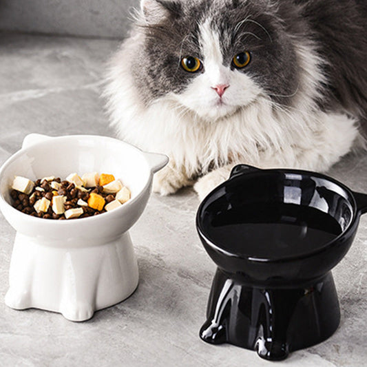 📢📢30% OFF !! ⏰Ergonomic Elevated Cute Cat Bowl