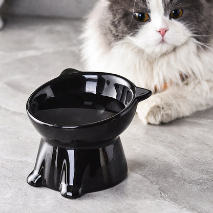 📢📢30% OFF !! ⏰Ergonomic Elevated Cute Cat Bowl