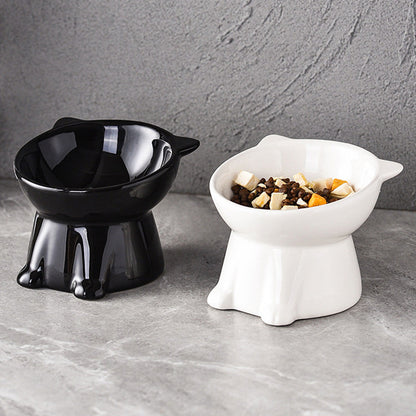 📢📢30% OFF !! ⏰Ergonomic Elevated Cute Cat Bowl