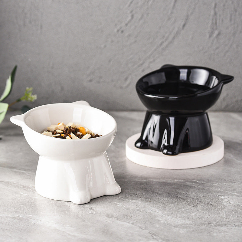 📢📢30% OFF !! ⏰Ergonomic Elevated Cute Cat Bowl