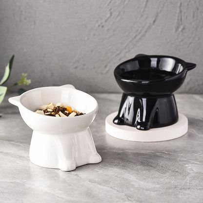 📢📢30% OFF !! ⏰Ergonomic Elevated Cute Cat Bowl
