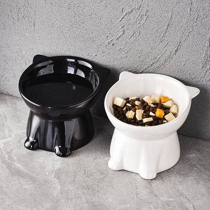 📢📢30% OFF !! ⏰Ergonomic Elevated Cute Cat Bowl