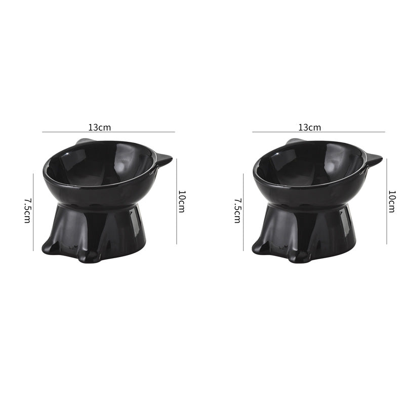 📢📢30% OFF !! ⏰Ergonomic Elevated Cute Cat Bowl