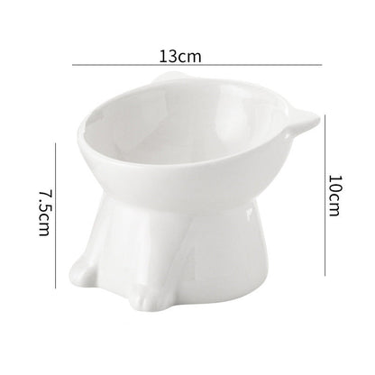 📢📢30% OFF !! ⏰Ergonomic Elevated Cute Cat Bowl