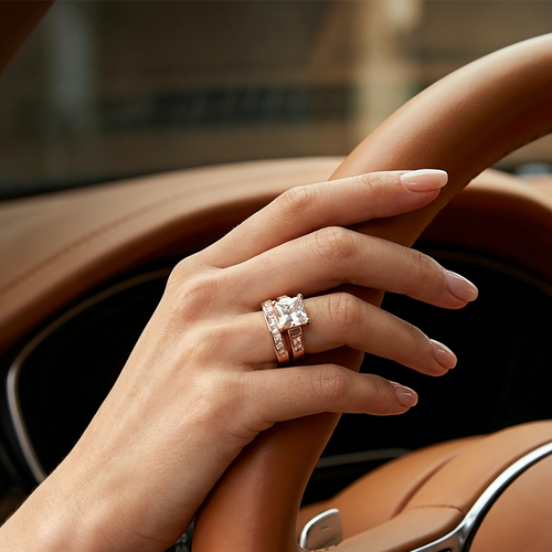 🎁 Zircon diamond rings with sparkling details—stylish, exquisite, and affordable ✨