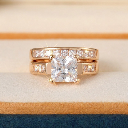🎁 Zircon diamond rings with sparkling details—stylish, exquisite, and affordable ✨