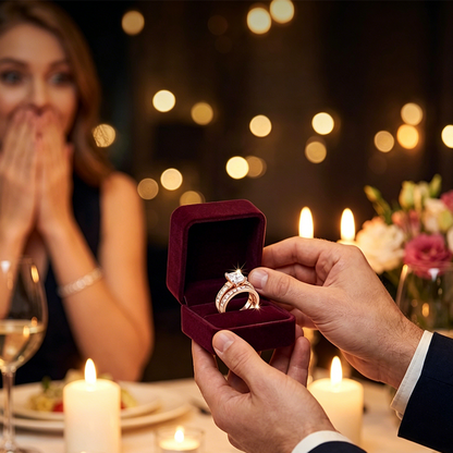 🎁 Zircon diamond rings with sparkling details—stylish, exquisite, and affordable ✨