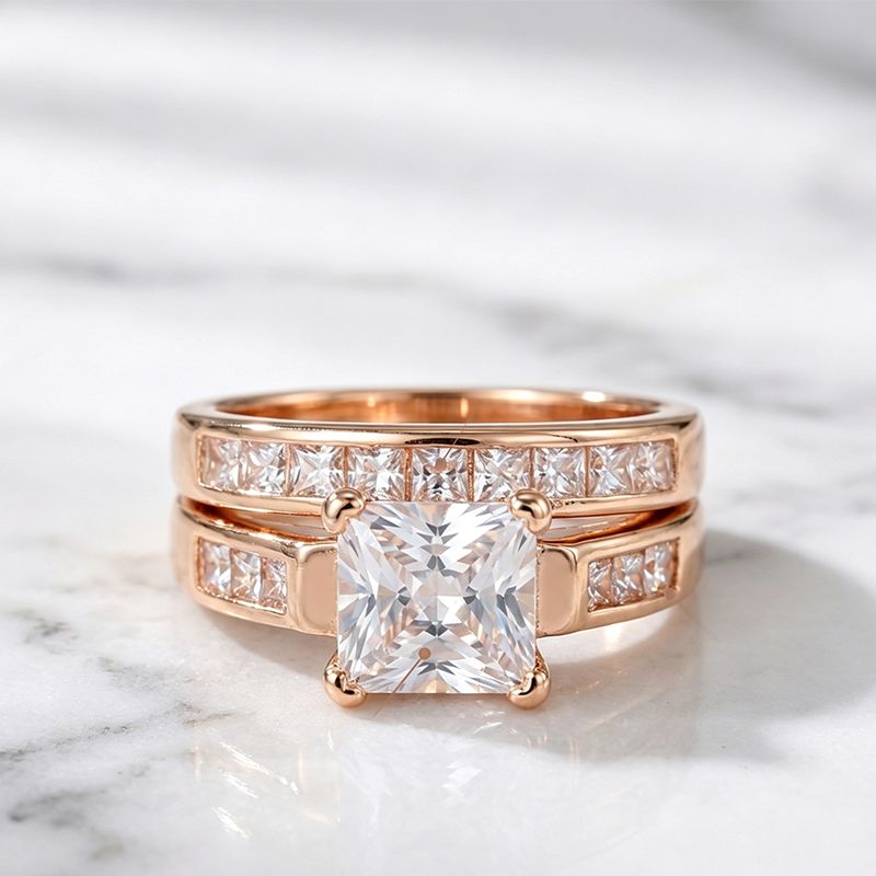 🎁 Zircon diamond rings with sparkling details—stylish, exquisite, and affordable ✨
