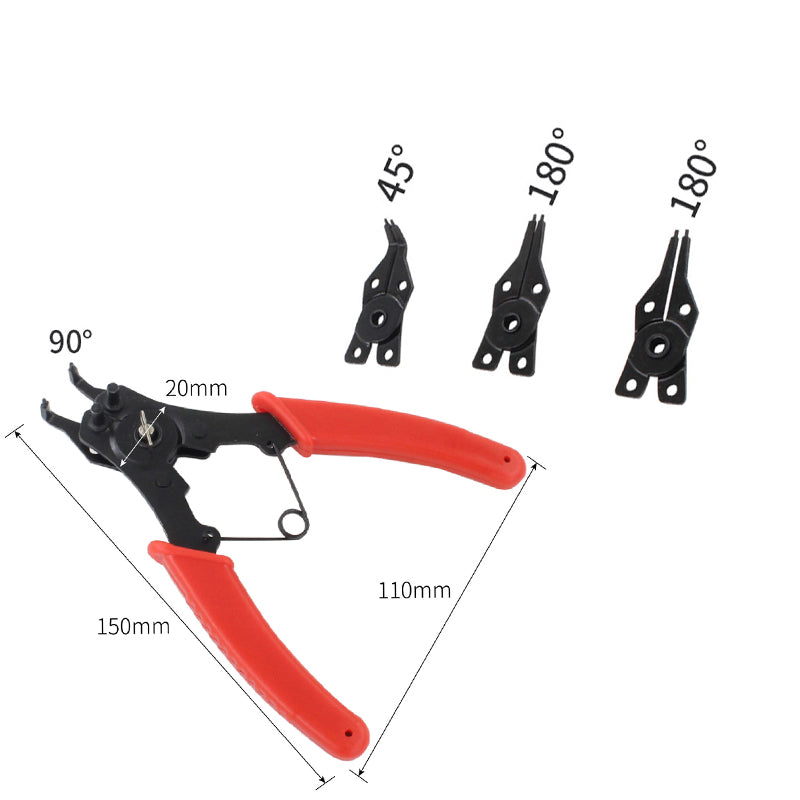 📢📢40% OFF !!⏰ 4-in-1 Internal / External Circlip Plier Set