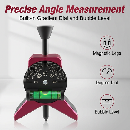 📢📢40% OFF !! ⏰ Magnetic Pipe Centering Tool – Y-Shaped, Hands-Free, Built-in Level 📏