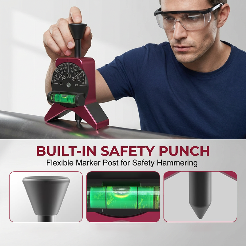 📢📢40% OFF !! ⏰ Magnetic Pipe Centering Tool – Y-Shaped, Hands-Free, Built-in Level 📏
