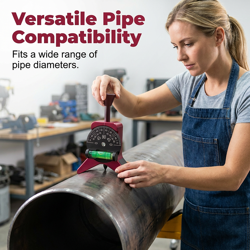 📢📢40% OFF !! ⏰ Magnetic Pipe Centering Tool – Y-Shaped, Hands-Free, Built-in Level 📏