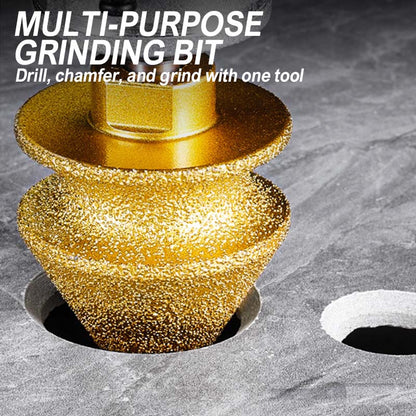✨ Diamond Chamfering Bit for Grinder – Multi-Function, Brazed Diamond, Universal Fit 💎