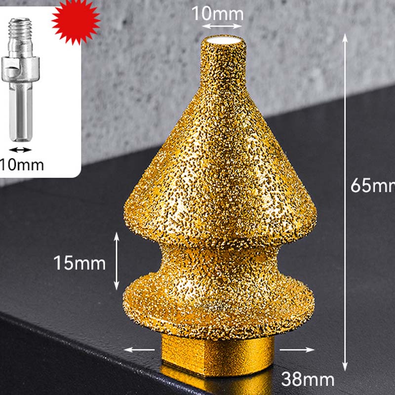 ⚙️ LIMITED-TIME 30% OFF! ✨ Diamond Chamfering Bit for Grinder – Multi-Function, Brazed Diamond, M10 Fit 🔧