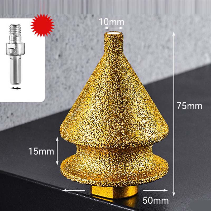 ⚙️ LIMITED-TIME 30% OFF! ✨ Diamond Chamfering Bit for Grinder – Multi-Function, Brazed Diamond, M10 Fit 🔧