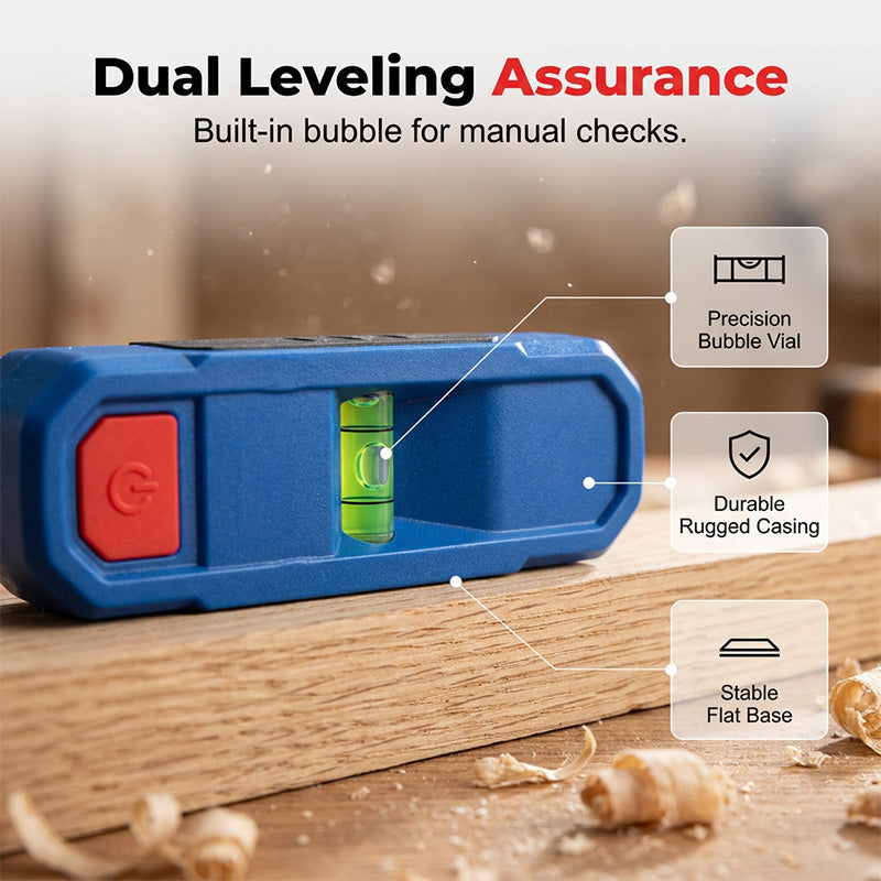 📐 LIMITED-TIME 40% OFF! ✨ 3-in-1 Magnetic Laser Level – Stud Finder, Green Beam, Pocket-Sized 🧲