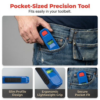 📐 LIMITED-TIME 40% OFF! ✨ 3-in-1 Magnetic Laser Level – Stud Finder, Green Beam, Pocket-Sized 🧲