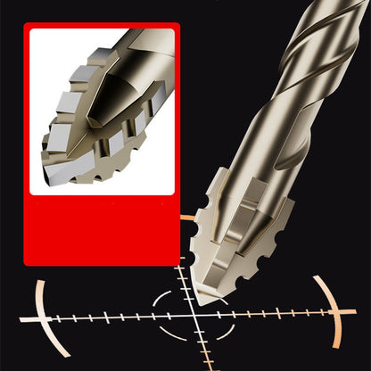 📢📢46% OFF !! ⏰Four-Flute Sawtooth Eccentric Drill Bit 4-PCS Set