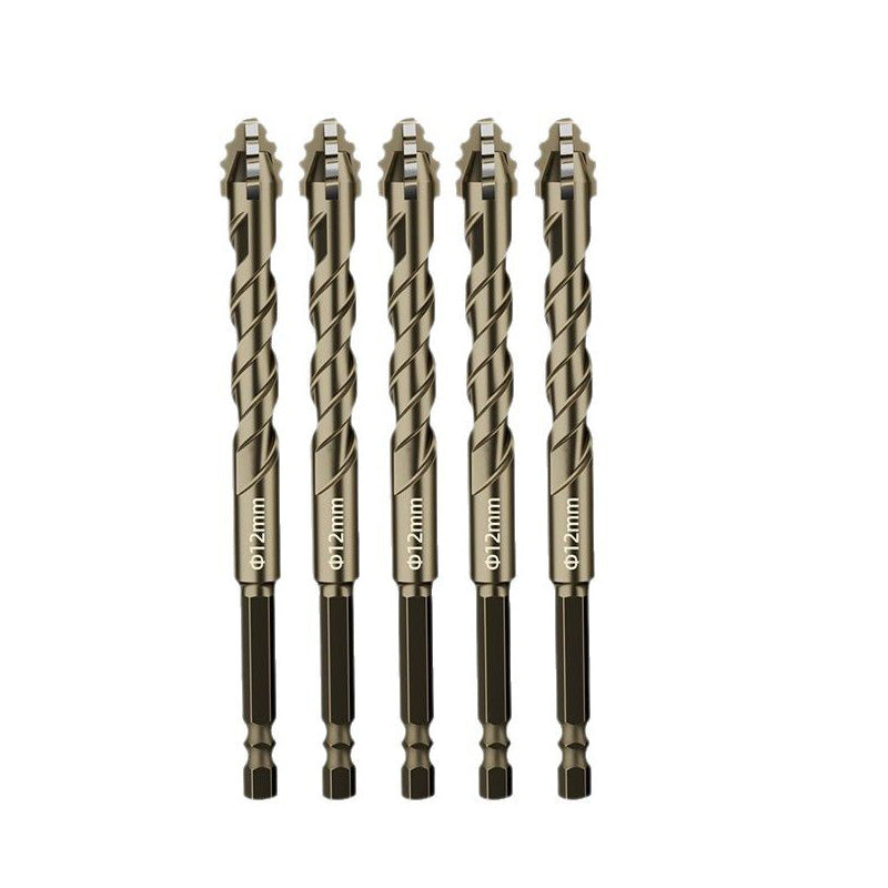 📢📢46% OFF !! ⏰Four-Flute Sawtooth Eccentric Drill Bit 4-PCS Set