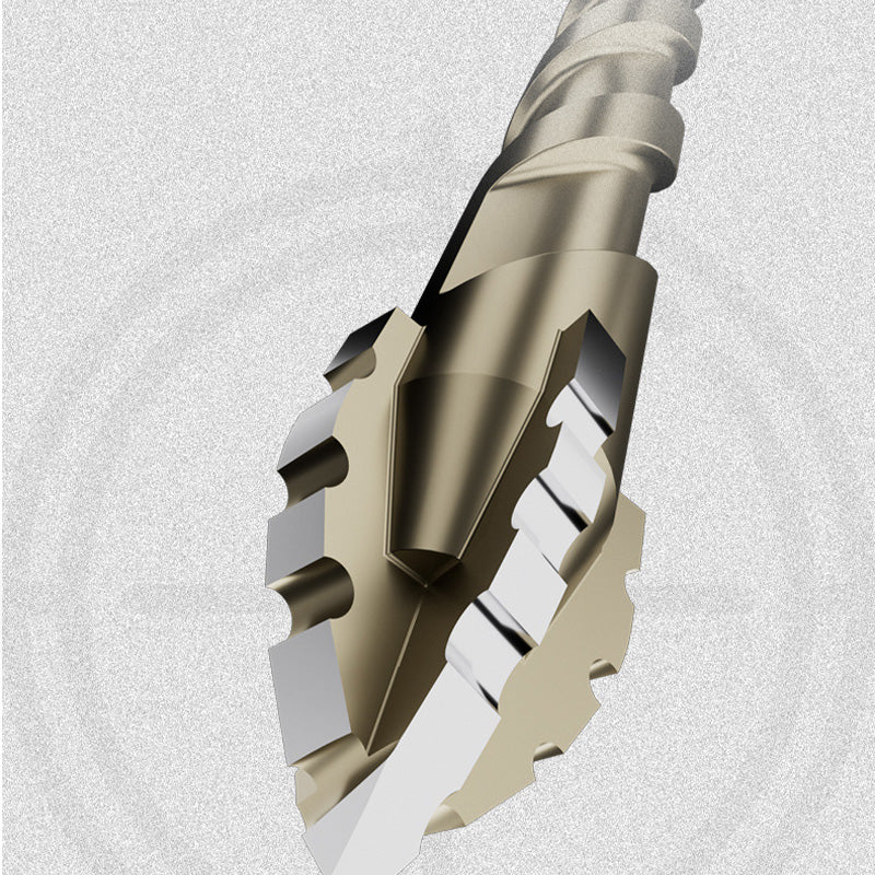 📢📢46% OFF !! ⏰Four-Flute Sawtooth Eccentric Drill Bit 4-PCS Set