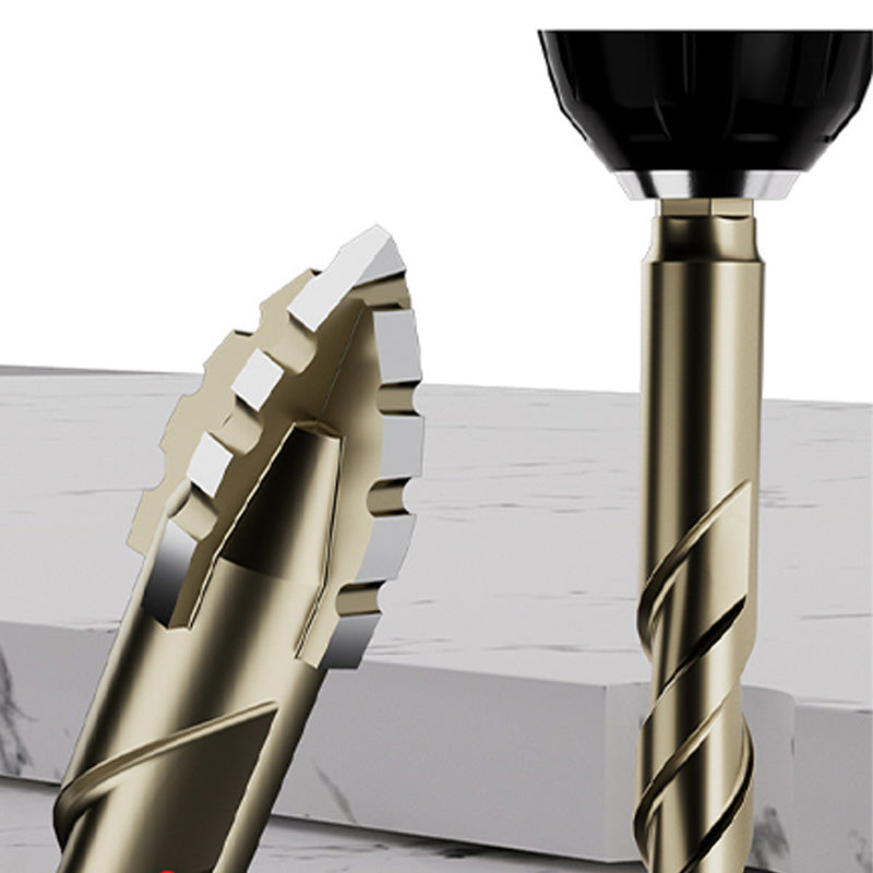 📢📢46% OFF !! ⏰Four-Flute Sawtooth Eccentric Drill Bit 4-PCS Set