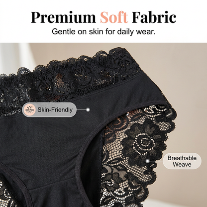 📢📢48% OFF !! ⏰Women's Soft Breathable Lace Briefs