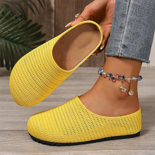 🎁2026 New Arrivals 40% OFF💥Women's Breathable Knit Slip-On Mules