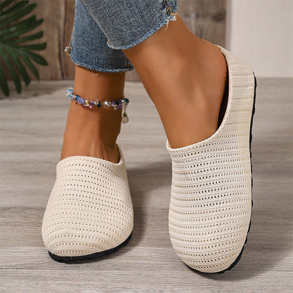 🎁2026 New Arrivals 40% OFF💥Women's Breathable Knit Slip-On Mules