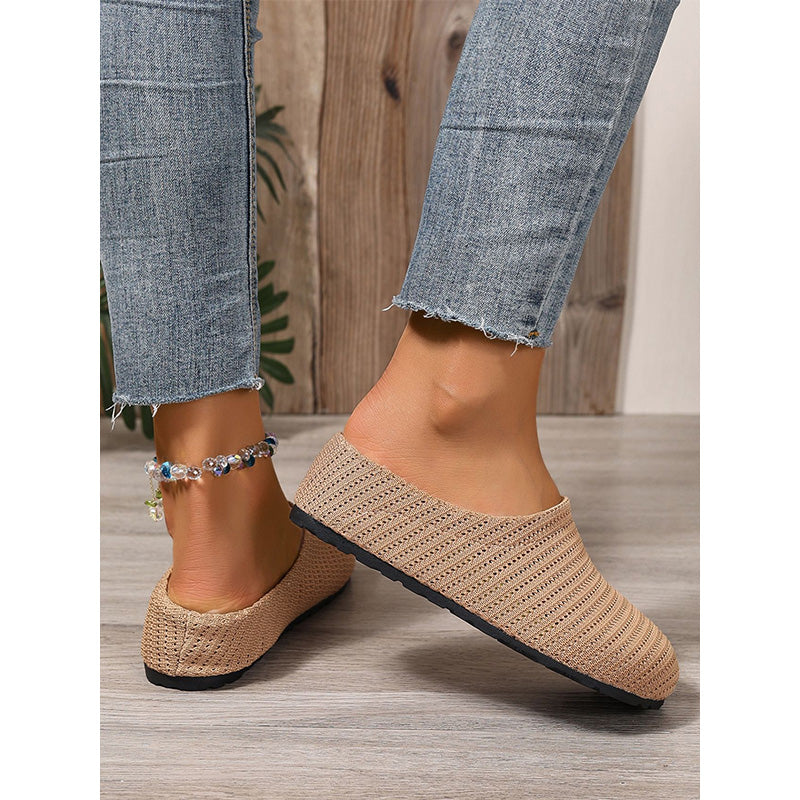 🎁2026 New Arrivals 40% OFF💥Women's Breathable Knit Slip-On Mules