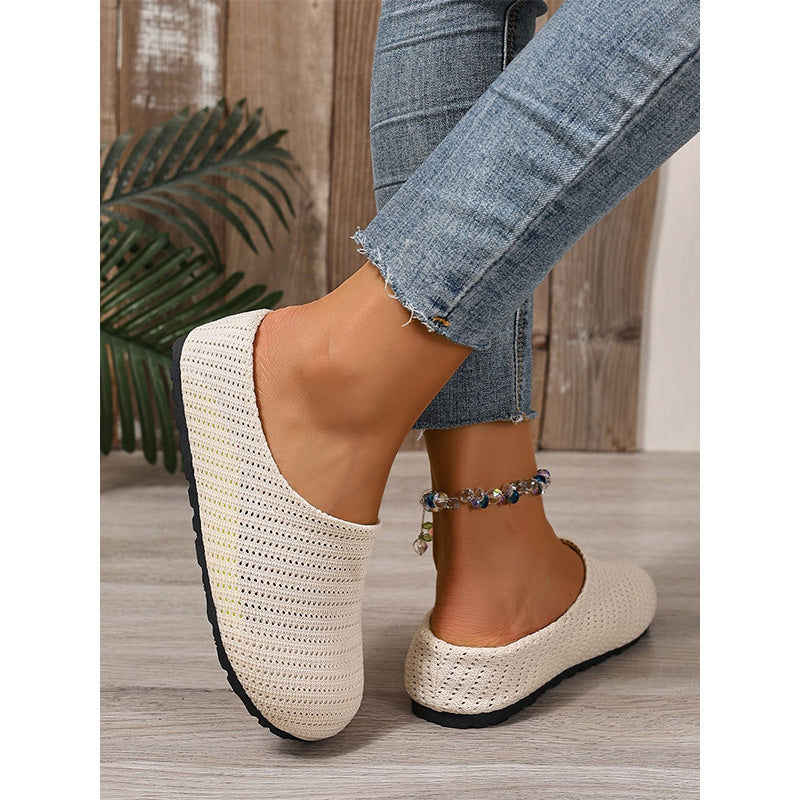 🎁2026 New Arrivals 40% OFF💥Women's Breathable Knit Slip-On Mules