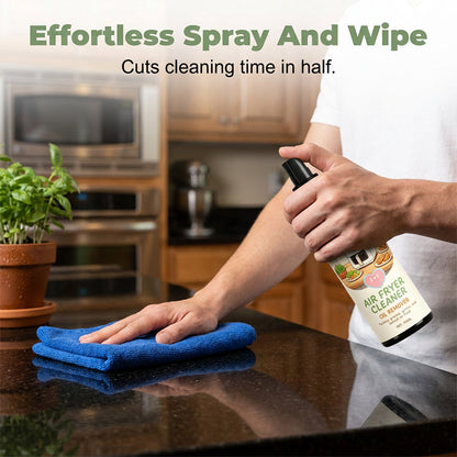 🥳2026 HOT SALE🥳💞50K+ SOLD!🔍✨ 49% OFF! 2‑in‑1 Air Fryer Cleaner – Degreases & cleans, safe for non‑stick coatings. Just spray & wipe. Includes towel! 🧼💪