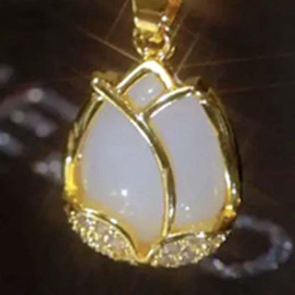 🌸 30% OFF NOW! 🌸Elegant Tulip Pendant Necklace