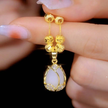 🌸 30% OFF NOW! 🌸Elegant Tulip Pendant Necklace