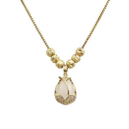 🌸 30% OFF NOW! 🌸Elegant Tulip Pendant Necklace