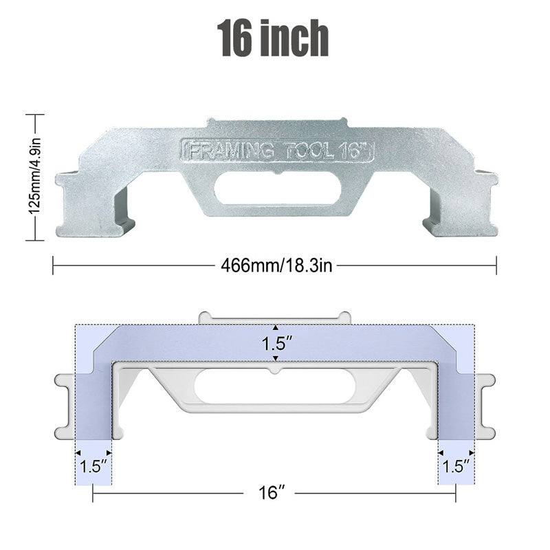 📢📢40% OFF !! ⏰luminum Alloy Framing Stud Layout Tool