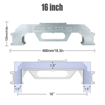 📢📢40% OFF !! ⏰luminum Alloy Framing Stud Layout Tool