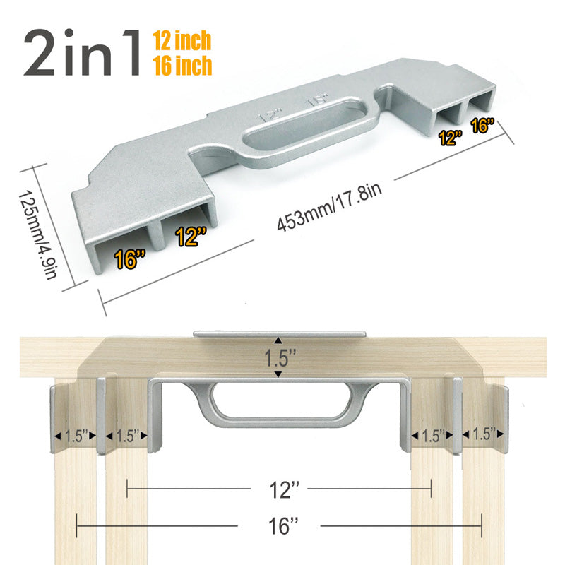📢📢40% OFF !! ⏰luminum Alloy Framing Stud Layout Tool