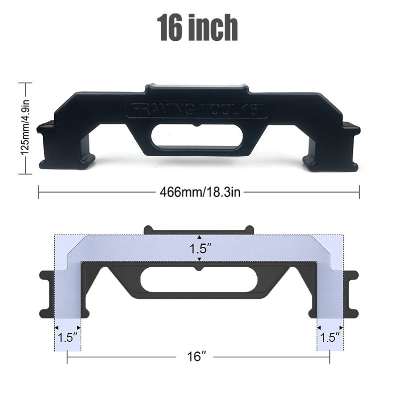 📢📢40% OFF !! ⏰luminum Alloy Framing Stud Layout Tool