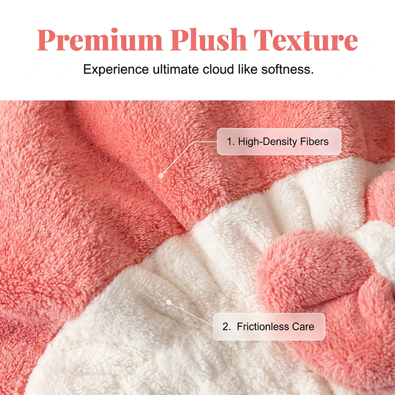 👚 40% OFF NOW! 🌸Super Absorbent Bowknot Hair Drying Cap