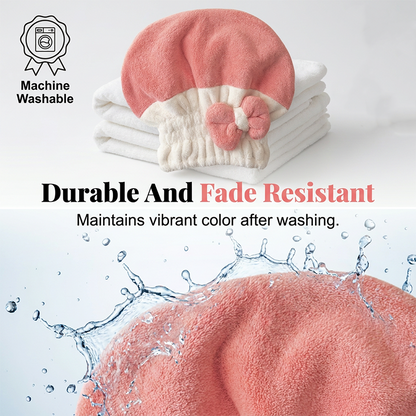 👚 40% OFF NOW! 🌸Super Absorbent Bowknot Hair Drying Cap