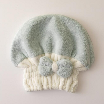 👚 40% OFF NOW! 🌸Super Absorbent Bowknot Hair Drying Cap