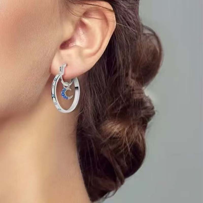 🌙 LIMITED-TIME 30% OFF! ✨ Celestial Sun & Moon Hoops – Layered, Symbolic, Hypoallergenic ✨