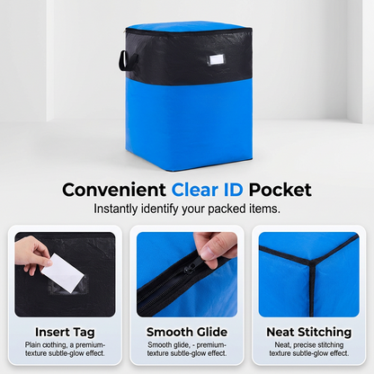 📦40% OFF NOW! 🧳 Collapsible Storage and Moving Bag – Heavy-duty handles & zippered closure – Folds flat, perfect for moving, travel or closet organization – reusable & easy to clean 🏠