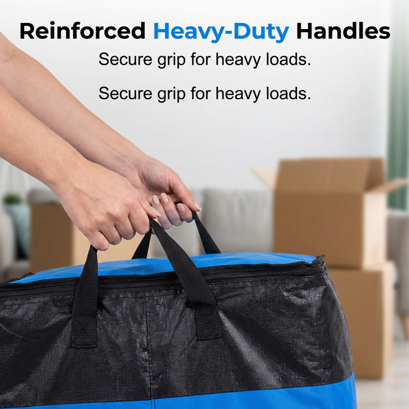 📦40% OFF NOW! 🧳 Collapsible Storage and Moving Bag – Heavy-duty handles & zippered closure – Folds flat, perfect for moving, travel or closet organization – reusable & easy to clean 🏠