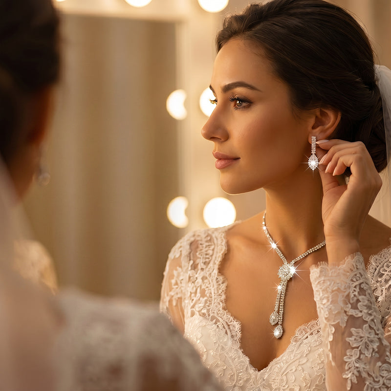 🌼 LIMITED-TIME 30% OFF! ✨ Women's Zircon Flower Jewelry Set – Elegant, Sparkling, Ready-to-Gift 💎