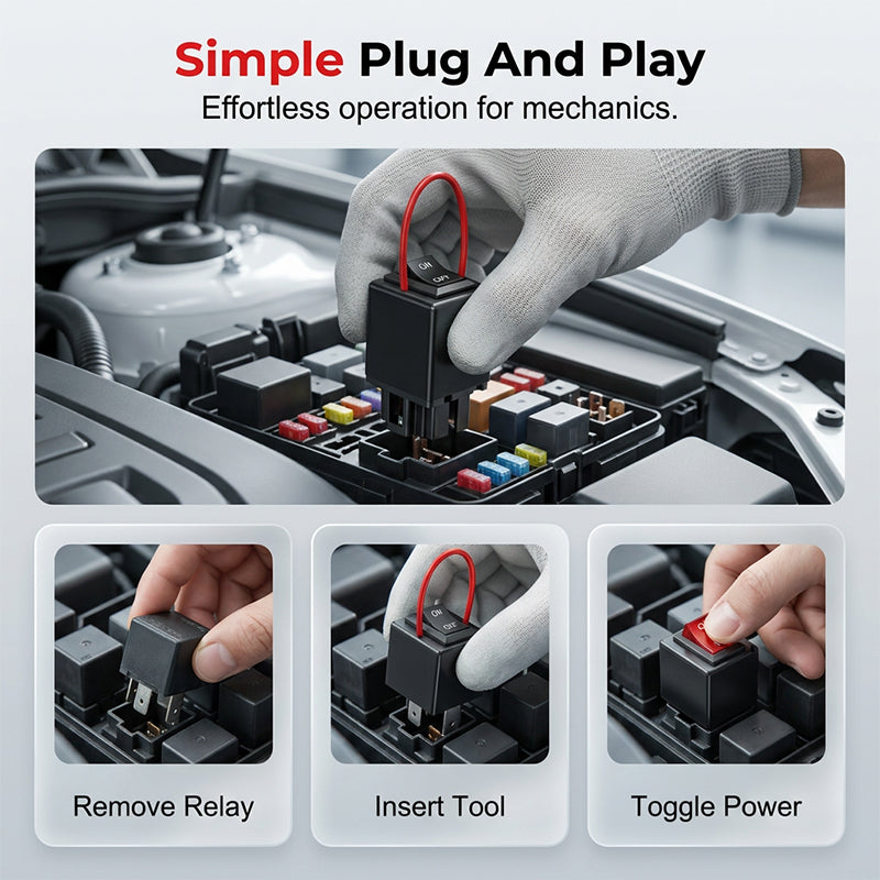 📢📢40% OFF !!!⏰Automotive Relay Tester and Bypass Jumper Set