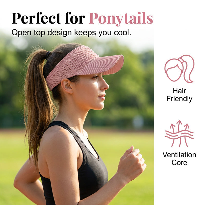 🕶️🌊🍹 LIMITED-TIME 40% OFF! Chic Knit Sun Visor Hat – Lightweight & Airy, Adds a Sporty Touch to Any Outfit – Ideal for Poolside Lounging, Beach Vacations or Outdoor Brunch 👙👗