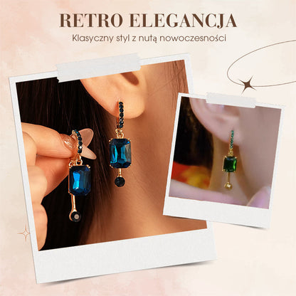 🌸 40% OFF NOW! 🌸 Elegant Vintage Synthetic Diamond Drop Earrings