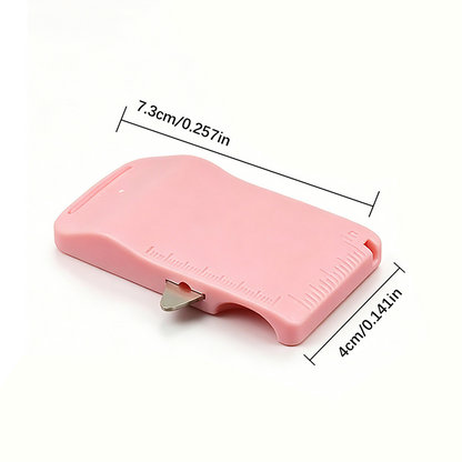 🥳2026 HOT SALE🥳🧵✂️ Multi‑functional Seam Guide & Ripper – Guide, rip, measure in one. Retractable blade, pocket‑size. A must for every sewist! 🪡✨