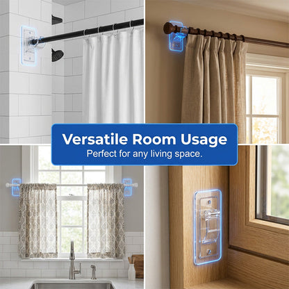 🔥Heavy-Duty Self-Adhesive Rod Support Brackets